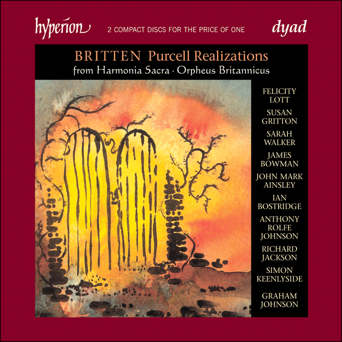 Britten: Purcell Realizations - FELICITY LOTT / SARAH WALKER / JAMES BOWMAN / GRAHAM JOHNSON (2 CDs)