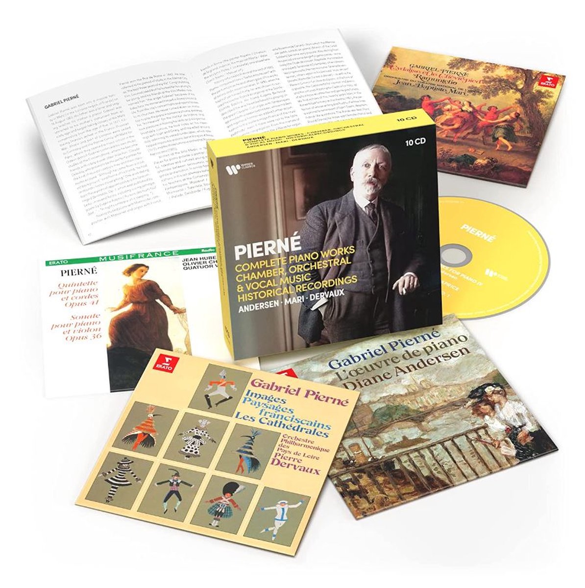 Pierné: Complete Piano Works & Chamber, Orchestral & Vocal Music (10 CDs)
