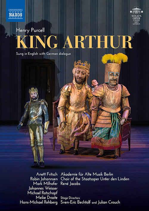 Purcell: King Arthur (Sung in English with German dialogue) Staatsoper unter den Linden, 2017 (DVD)