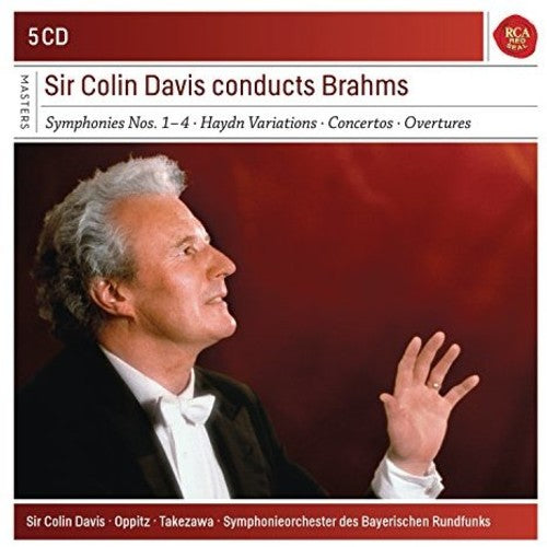 BRAHMS: 4 SYMPHONIES, HAYDN VARIATIONS & CONCERTOS - BAVARIAN RADIO SYMPHONY ORCH, DAVIS, OPPETZ, TAKEZAWA (4 CDs)