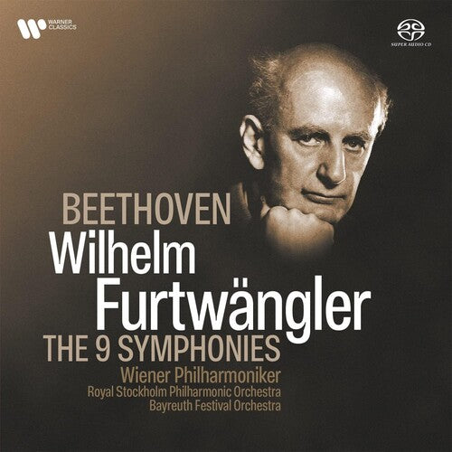 BEETHOVEN: THE 9 SYMPHONIES - WILHELM FURTWANGLER, VIENNA PHILHARMONIC, ROYAL STOCKHOLM PHILHARMONIC, BAYREUTH FESTIVAL ORCHESTRA (6 HYBRID SACDS)
