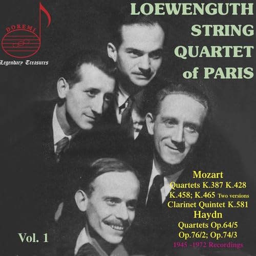 LOEWENGUTH QUARTET COLLECTION, Vol. 1 - Haydn & Mozart Quartets; Mozart Clarinet Quintet (3 CDs)