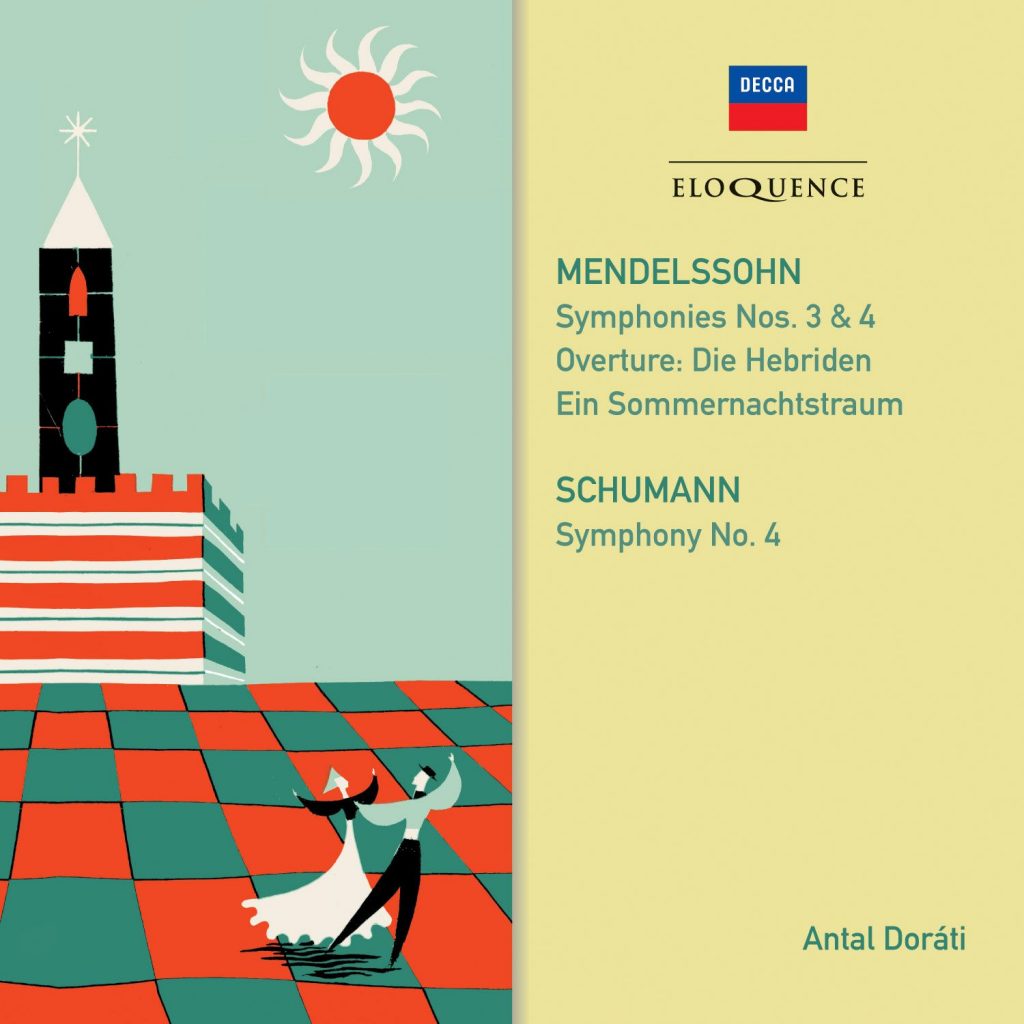 Mendelssohn: Symphonies 3 & 4, Violin Concerto & Overtures; Schumann: Symphony No. 4 - Antal Dorati, Henryk Szeryng, Minneapolis Symphony, London Symphony, Vienna Philharmonic (2 CDs)