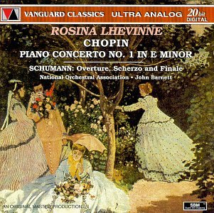CHOPIN: PIANO CONCERTO NO. 1, SCHUMANN: OVERTURE, SCHERZO & FINALE - ROSINA LHEVINNE, NATIONAL ORCHESTRAL ASSOCIATION, JOHN BARNETT (DIGITAL DOWNLOAD)