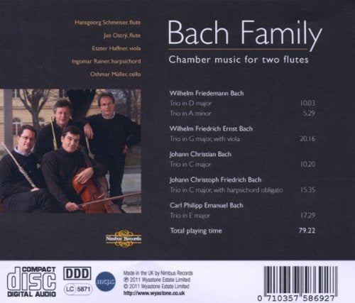 Bach Family: Chamber Music For Two Flutes