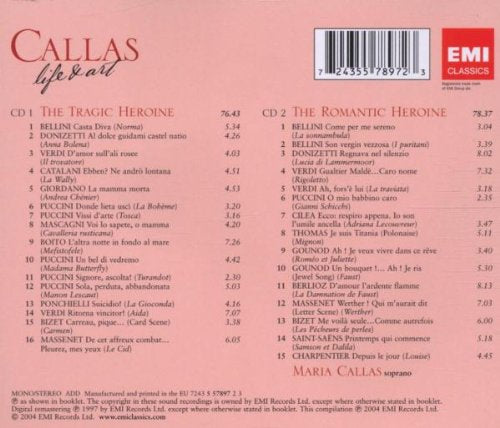 MARIA CALLAS: Life And Art