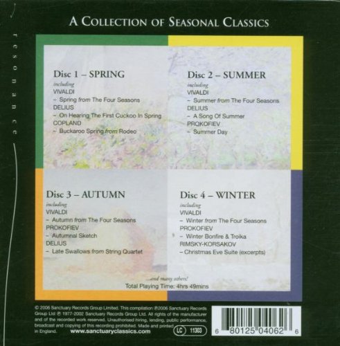 THE FOUR SEASONS: A COLLECTION OF SEASONAL CLASSICS (4 CDS)