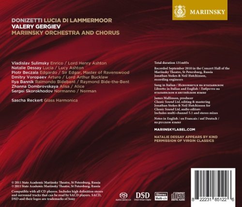 Donizetti: Lucia Di Lammermoor - DESSAY / GERGIEV / MARIINSKY ORCHESTRA & CHORUS (2 HYBRID SACDS)