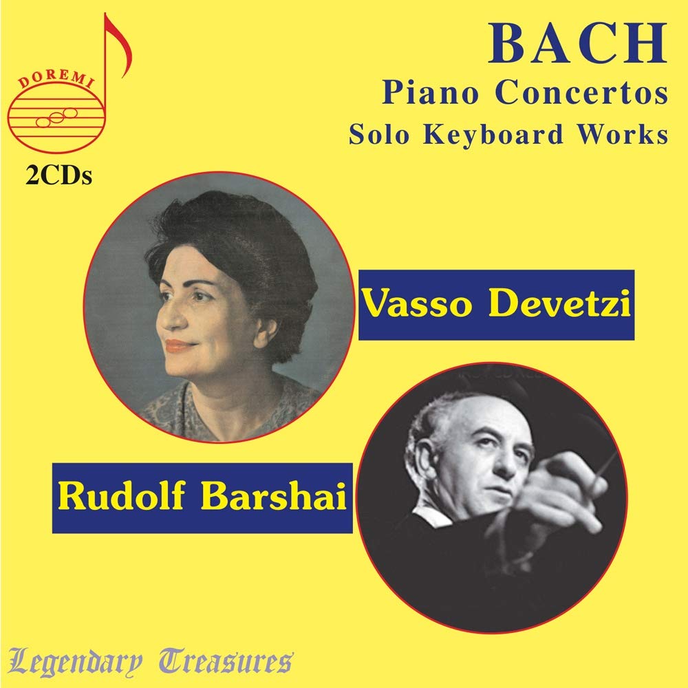 Bach: Piano Concertos, Solo Keyboard Works - Vasso Devetzi, Rudolf Barshai (2 CDs)