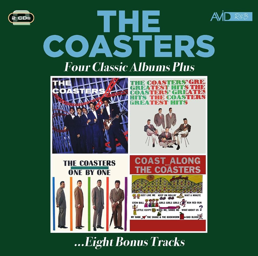 COASTERS - Four Classic Albums Plus (The Coasters / Greatest Hits / One By One / Coast Along With The Coasters) (2CD)