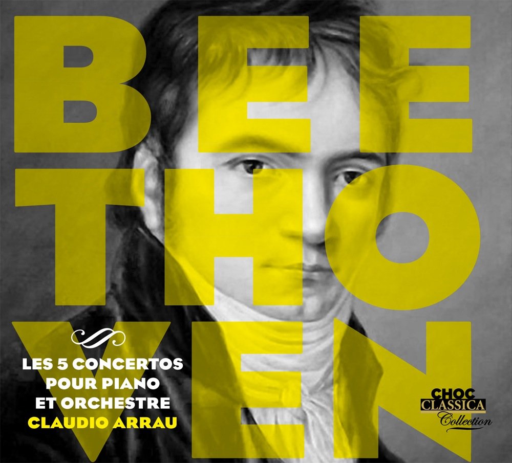 Beethoven: The Piano Concertos - CLAUDIO ARRAU, Philharmonia Orchestra (3 CDs)