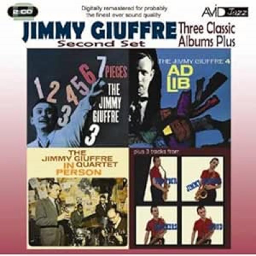 JIMMY GIUFFRE - Three Classic Albums Plus (7 Pieces / Ad Lib / In Person) (2 CDs)