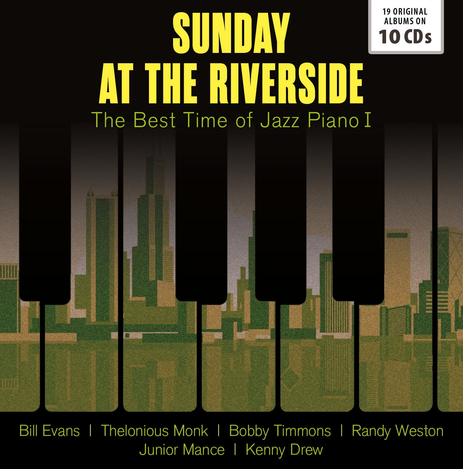 SUNDAY AT THE RIVERSIDE: THE BEST OF JAZZ PIANO - (10 CDs 