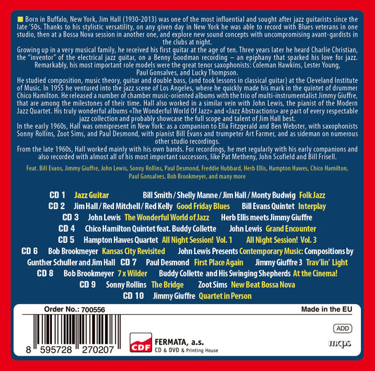 JIM HALL ON GUITAR: MILESTONES OF A JAZZ LEGEND 1955-1962 (10 CDS)