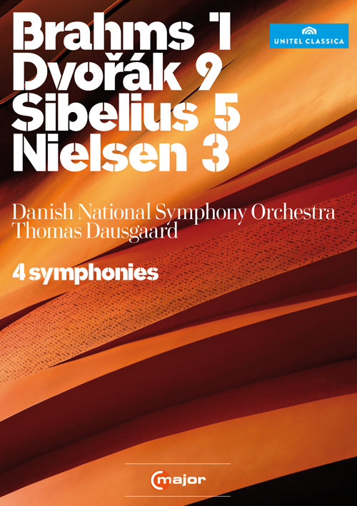 4 Symphonies (Brahms 1st, Dvorak 9th, Sibelius 5th, Nielsen 3rd) - Danish National Symphony, Dausgaard (2 DVD)