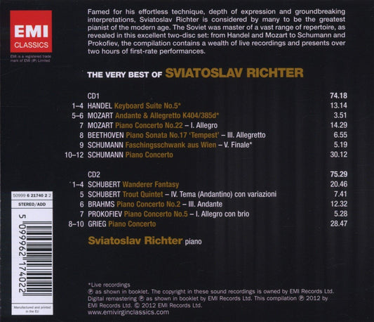 The Very Best Of Sviatoslav Richter (2 CDs)