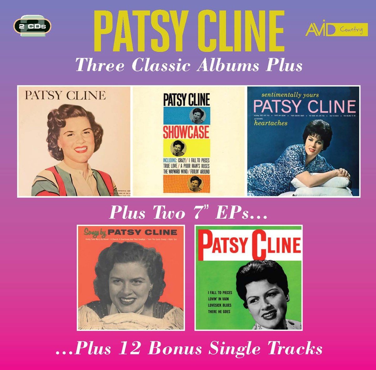 PATSY CLINE - Three Classic Albums Plus