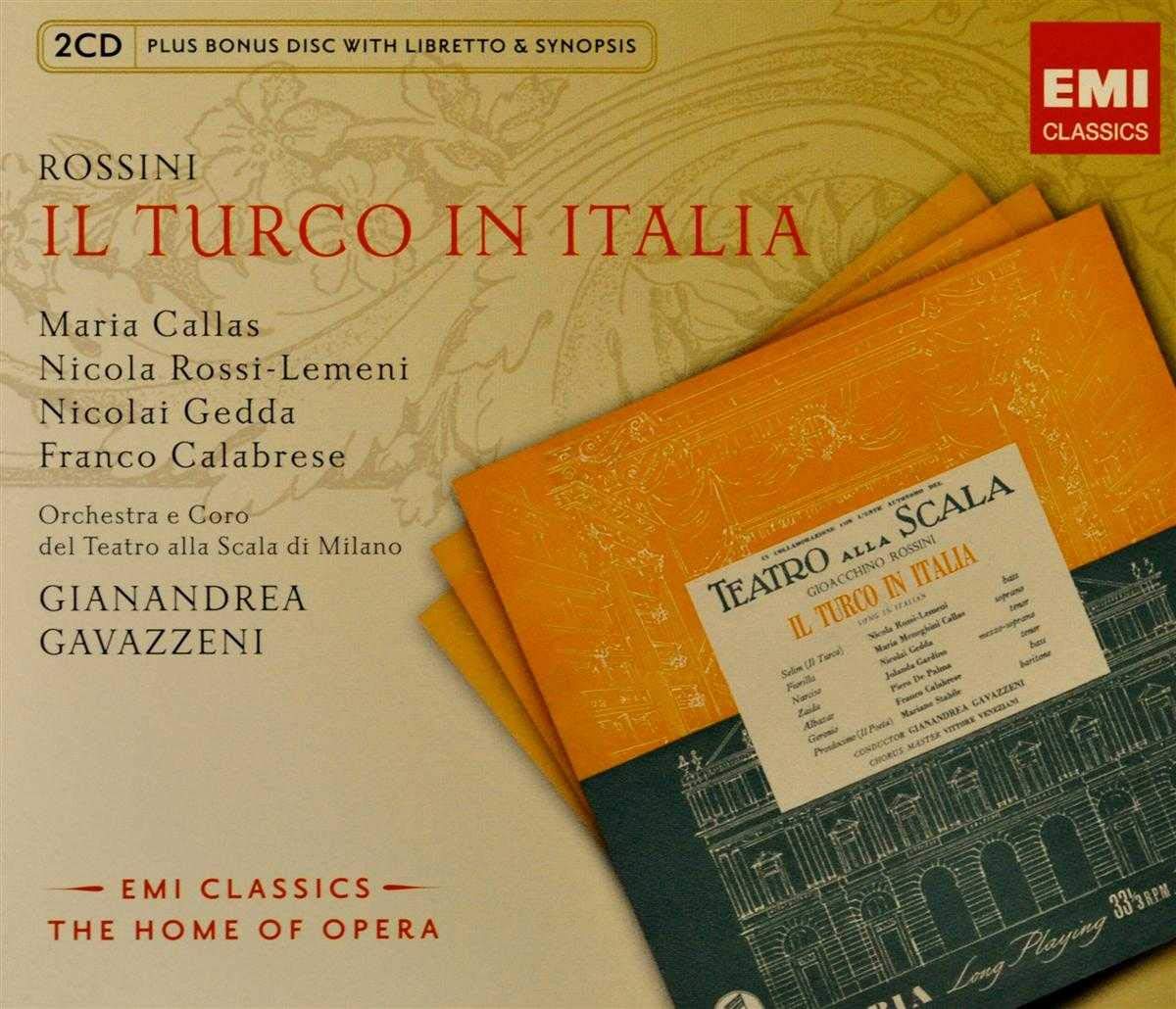 Rossini: Il Turco In Italia - CALLAS / ORCH DEL TEATRO ALLA SCALA / GAVAZZENI (2 CDS)