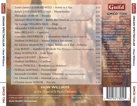 Organ Spectacular from St. Pauls - Huw Williams