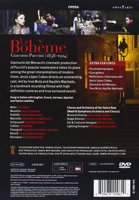 PUCCINI: LA BOHEME - TEATRO REAL (DVD)