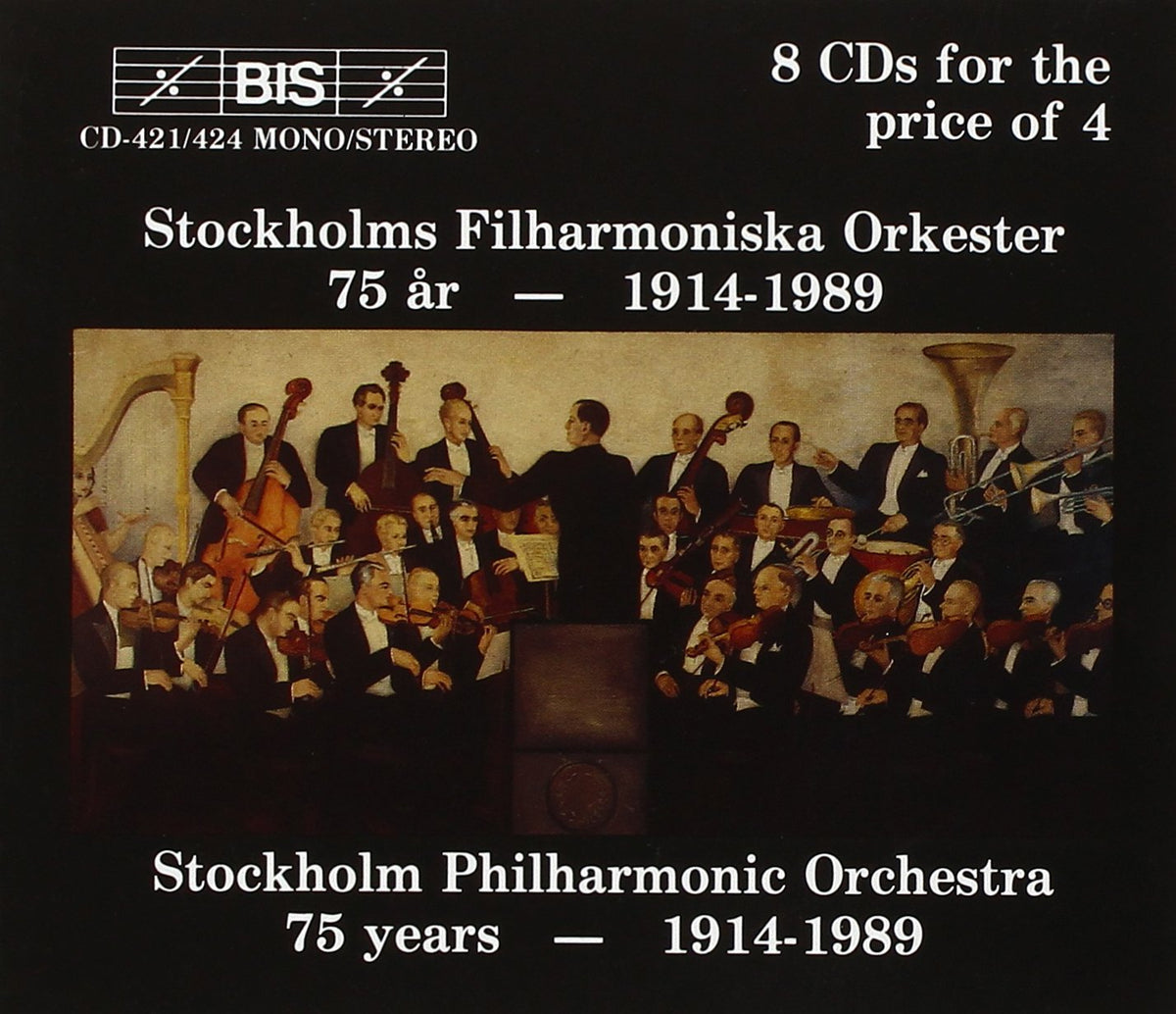 Stockholm Philharmonic Orchestra 75 Years - 1914-1989 (8 CDs)