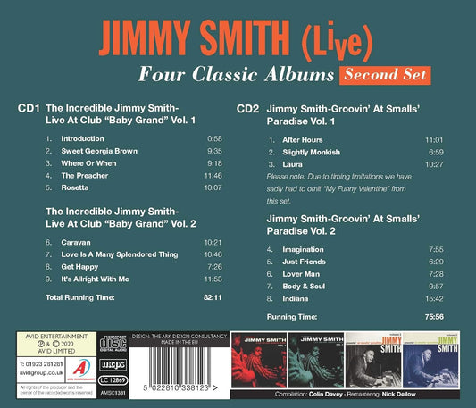 JIMMY SMITH - Four Classic Albums (Live) (2 CDS)