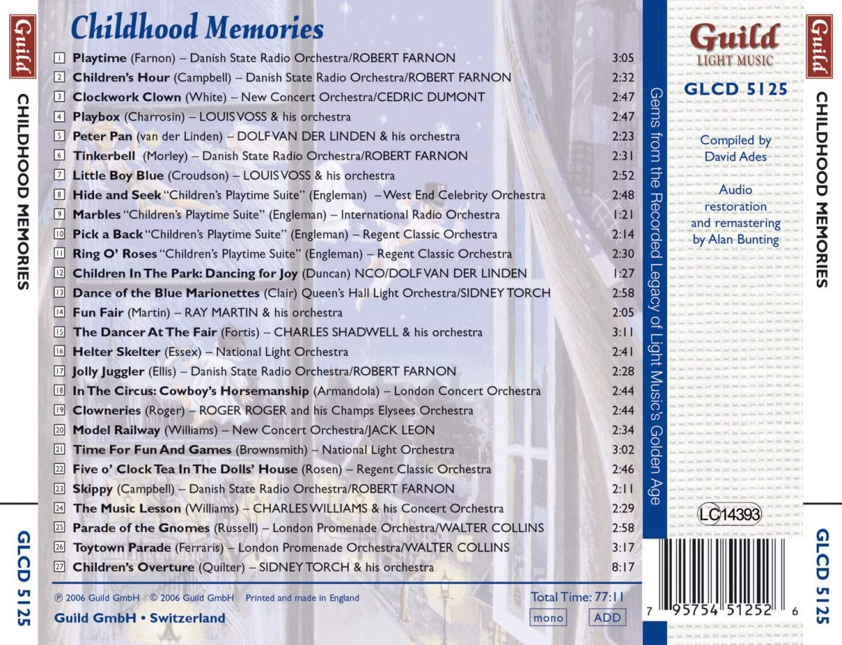 THE GOLDEN AGE OF LIGHT MUSIC: Childhood Memories