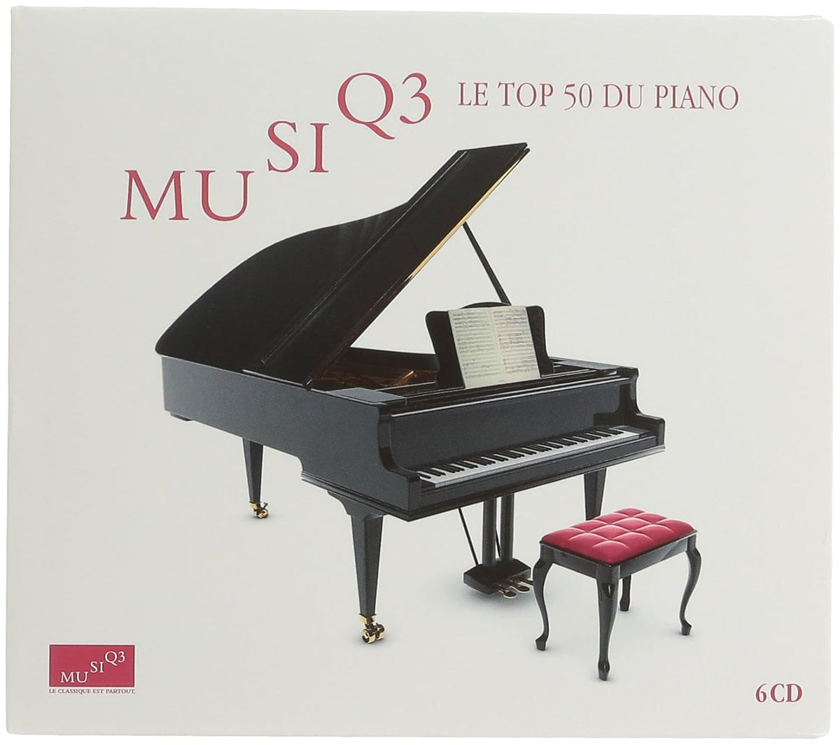 The Greatest 50 Piano Works (Argerich, Andsnes, Barenboim, Ciccolini, Francois and More) 6 CDs