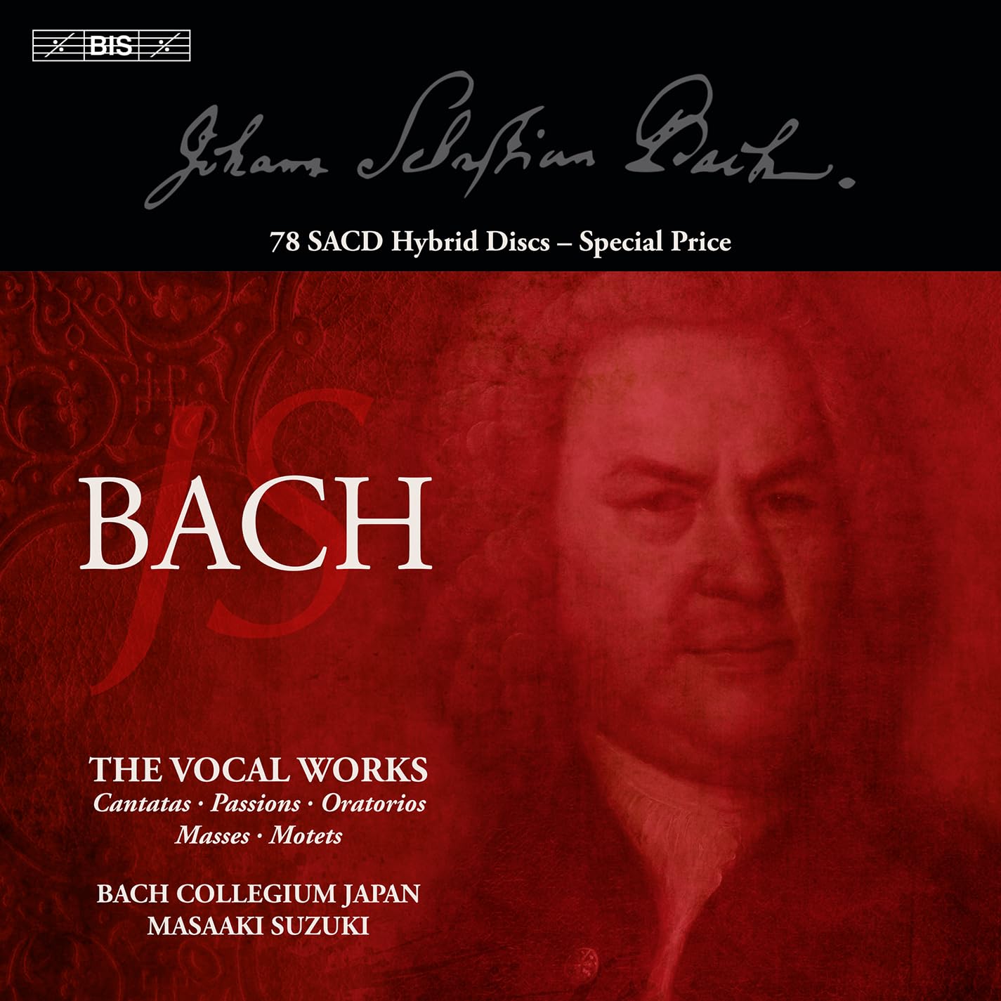 BACH: THE VOCAL WORKS - Bach Collegium Japan, Masaaki Suzuki (78 Hybrid SACDs)