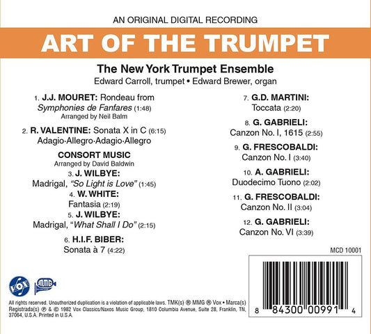 ART OF THE TRUMPET - NEW YORK TRUMPET ENSEMBLE