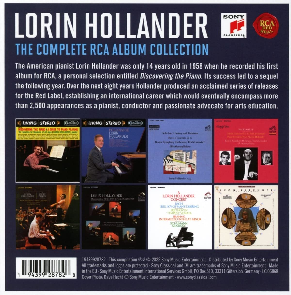 LORIN HOLLANDER: COMPLETE RCA ALBUM COLLECTION (8 CDS)