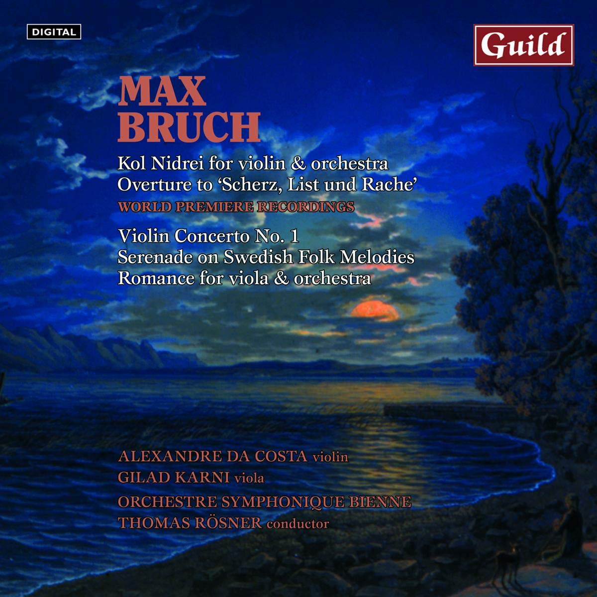 Bruch: Kol Nidrei and Other Works for Violin and Orchestra - Alexander deCosta, Thomas Rosner, Orchestre Symphonique Bienne