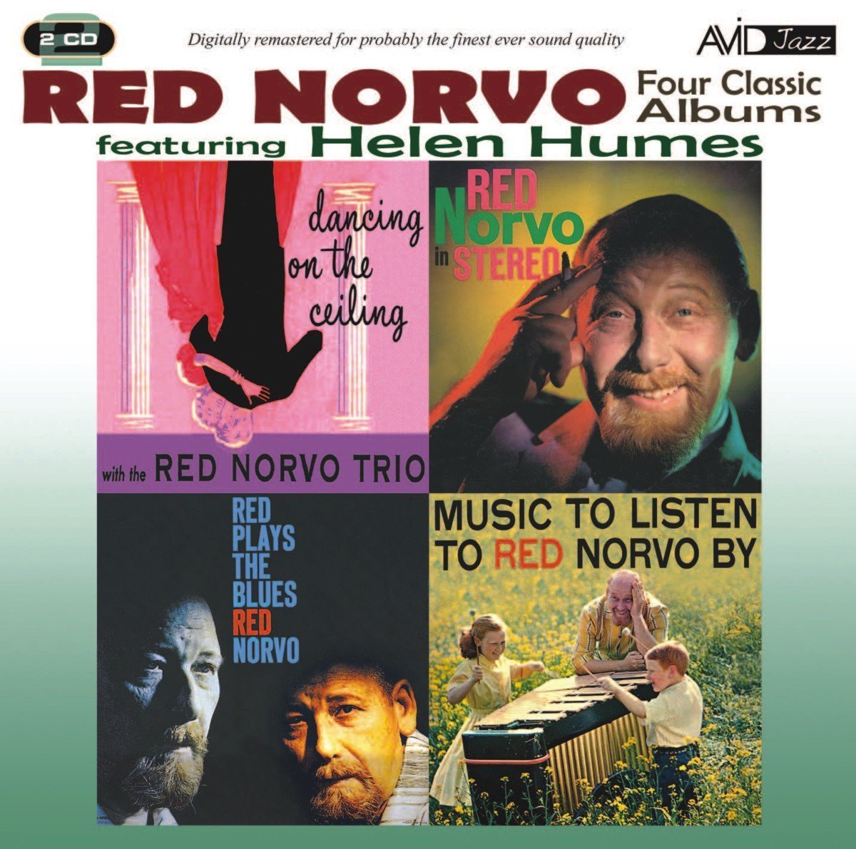 RED NORVO FEAT HELEN HUMES FOUR CLASSIC ALBUMS (DANCING ON THE CEILING / RED NORVO IN STEREO / RED PLAYS THE BLUES / MUSIC TO LISTEN TO RED NORVO BY) (2CD)