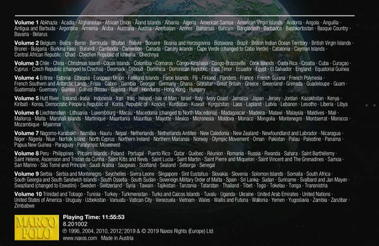 NATIONAL ANTHEMS OF THE WORLD (COMPLETE) (2019 Edition) (10 CDs)