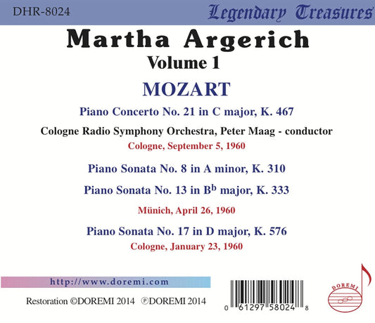 MARTHA ARGERICH COLLECTION, Vol. 2 - Liszt / Prokofiev / Ravel