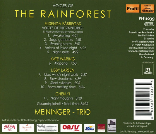 Voices of the Rainforest - Meininger Trio