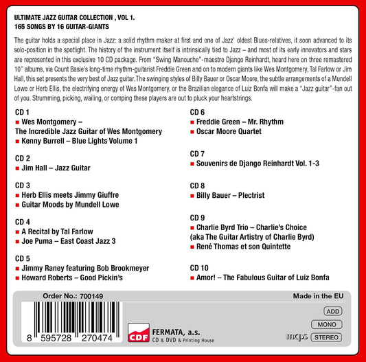 JAZZ GUITAR: THE ULTIMATE COLLECTION, VOL. 1 (10 CDs)