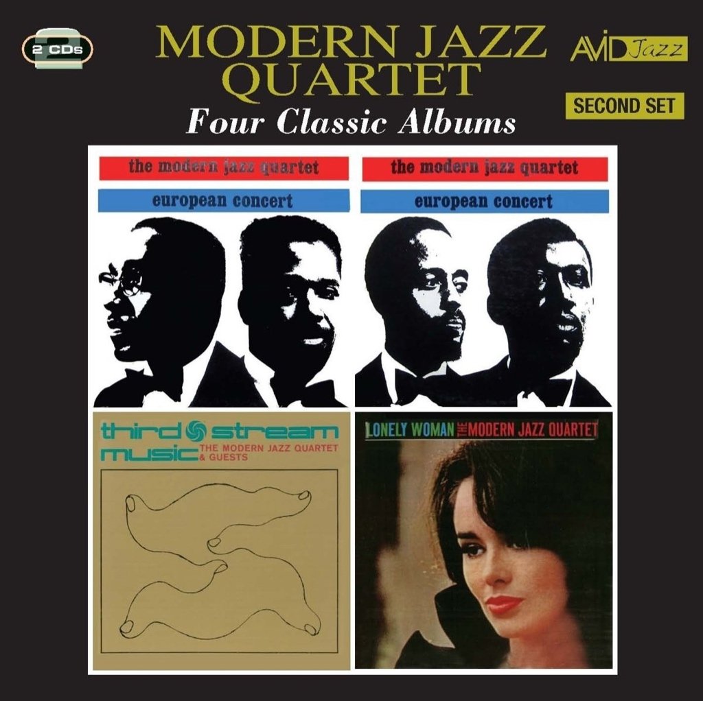 MODERN JAZZ QUARTET - Four Classic Albums (European Concert Vols 1 & 2 / Third Stream Music / Lonely Woman) (2 CDs)