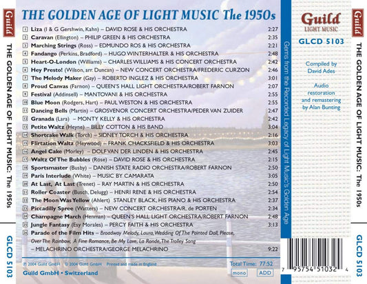 THE GOLDEN AGE OF LIGHT MUSIC: THE 1950s