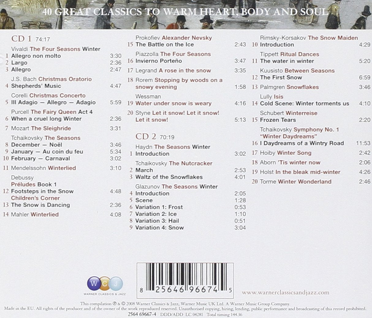 40 Most Beautiful Winter Classics (2 CDS)