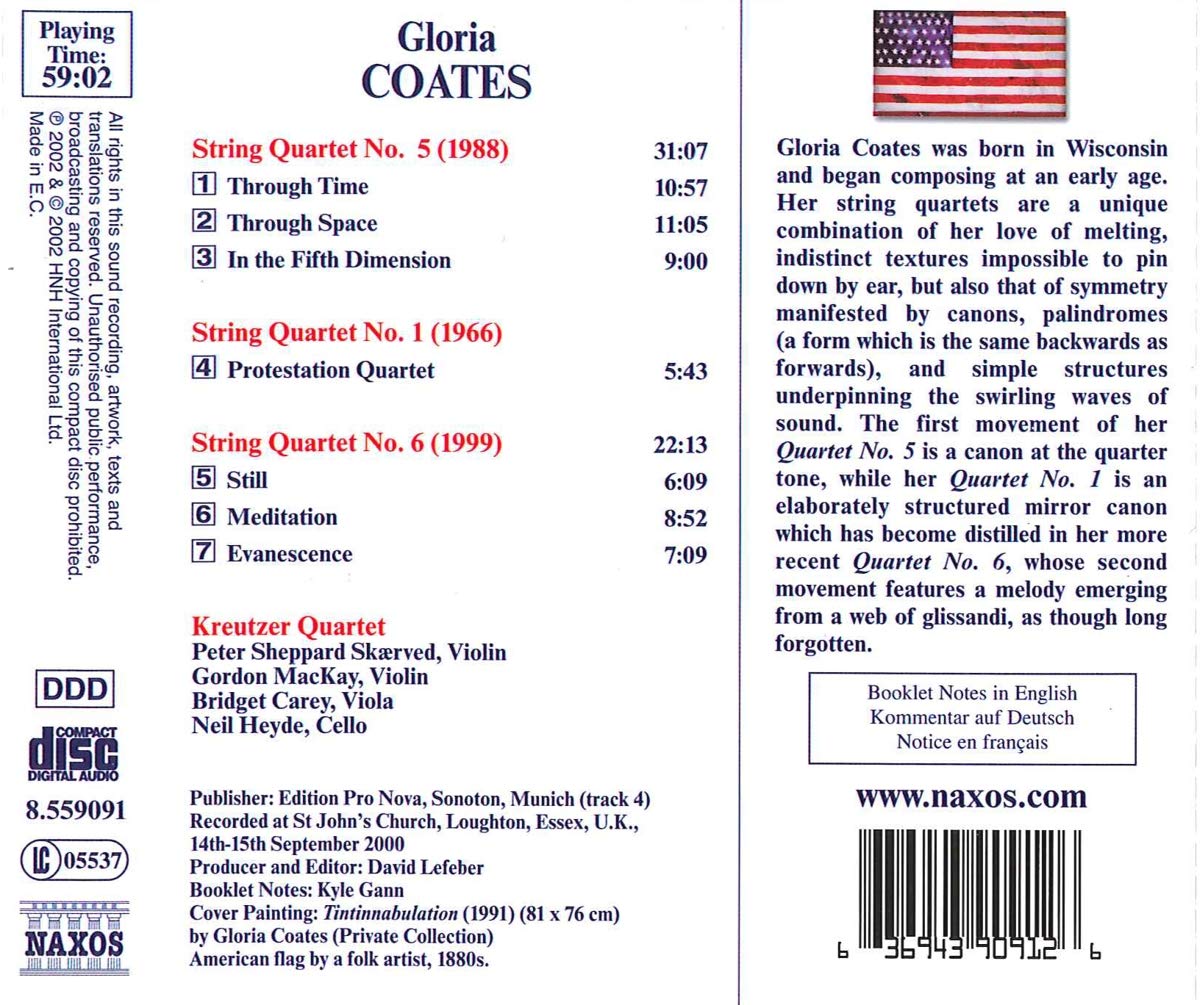 Coates: String Quartets Nos. 1, 5 and 6 - Kreutzer Quartet