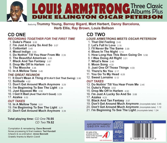 ARMSTRONG/ELLINGTON/PETERSON - Three Classic Albums Plus (2 CDs)