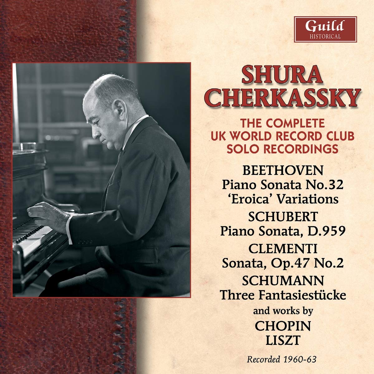 SHURA CHERKASSKY: The Complete UK World Record Club Solo Recordings 1960-63 (2 CDs)