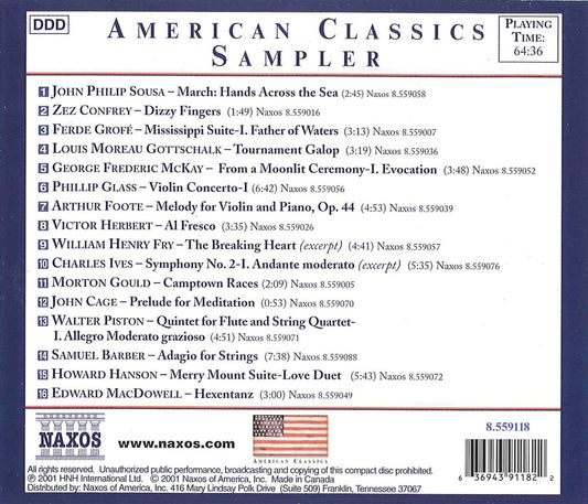 AMERICAN CLASSICS SAMPLER