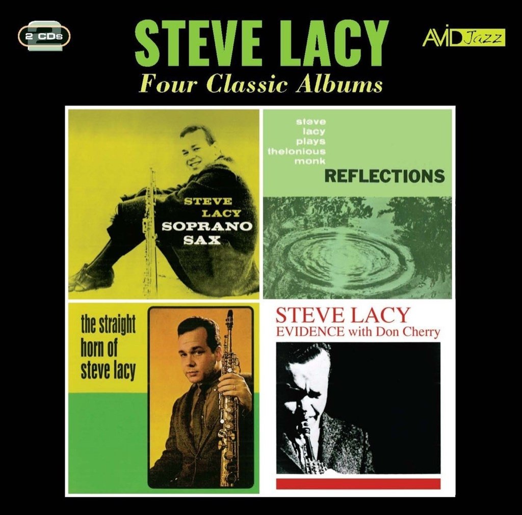 STEVE LACY - Four Classic Albums (Soprano Sax / Reflections - Plays Thelonious Monk / Straight Horn Of Steve Lacy / Evidence) (2 CDs)