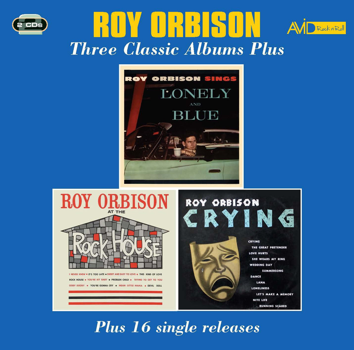 ROY ORBISON - Three Classic Albums Plus (2 CDS)