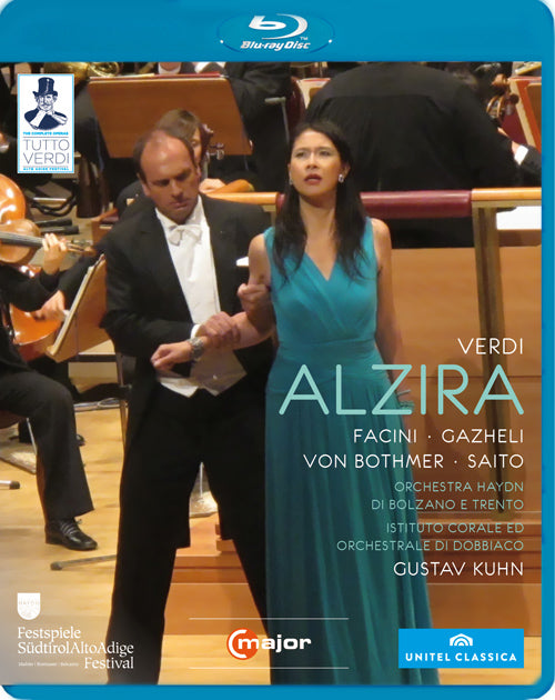 Verdi: Alzira - Alto Adige Festival, 2012 (DVD and BLU-RAY)