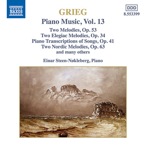 Grieg: Piano Music, Vol. 13 - 2 Melodies / 2 Elegiac Melodies / Transcriptions of Original Songs, Vol. 1 / 2 Nordic Melodies - Steen-Nøkleberg