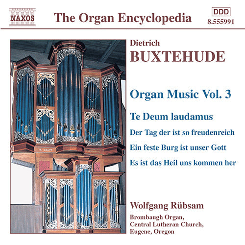 BUXTEHUDE: Organ Music, Vol. 3 - Wolfgang Rubsam