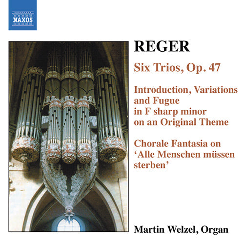REGER: Organ Works, Vol. 6 - Introduction, Variations and Fugue on an Original Theme / 6 Trios (Welzel)